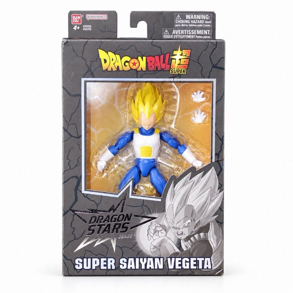 Bandai Dragon Ball Super Dragon Stars Super Saiyan Vegeta 6.5in Figure New Box